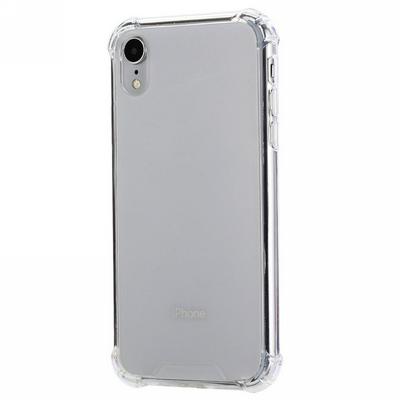 Shockproof Four Corners All Coverage Acrylic Soft Silicone Transparent Back Cover Protective Case for iPhone XR 6.1 - Transparent