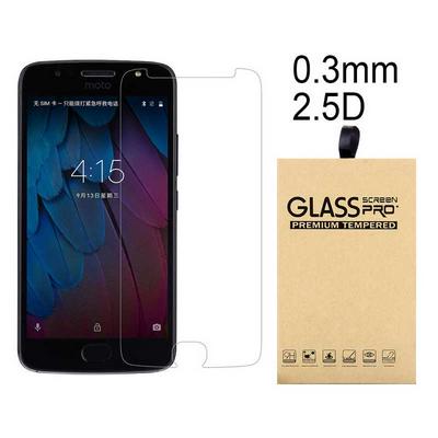 2.5D 0.3mm 9H ARC Surface Premium Tempered Glass Screen Protector Film for Motorola Moto G5S