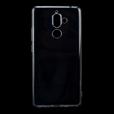 Waterproof Pattern Ultra Thin Anti-Drop Soft TPU Back Cover Protective Case for Nokia 7 Plus - Transparent