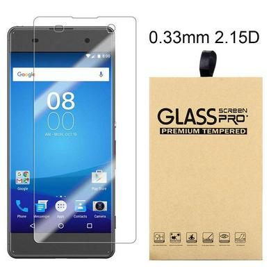 2.15D 0.33mm 9H Arc Edge Explosion-Proof Transparent Tempered Glass Screen Protector for Sony Xperia XA