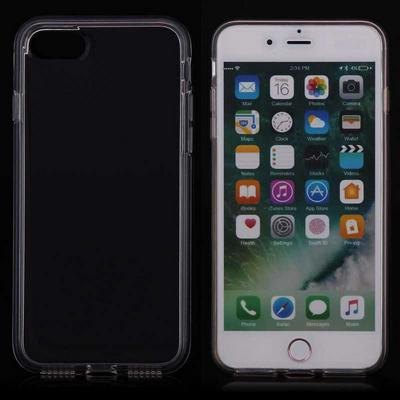 1.6mm Thickened High Transparent Soft TPU Back Cover Case for iPhone 7 / 8 - Transparent  
