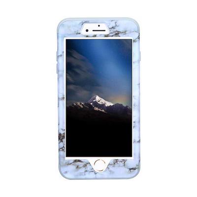 Marble Pattern Detachable 3 in 1 Hybrid Hard PC + TPU Back Cover Case for iPhone 7 Plus / 8 Plus - Grey