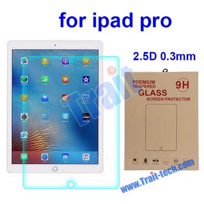 9H 2.5D 0.3mm Tempered Glass Screen Protector for iPad Pro 12.9inch