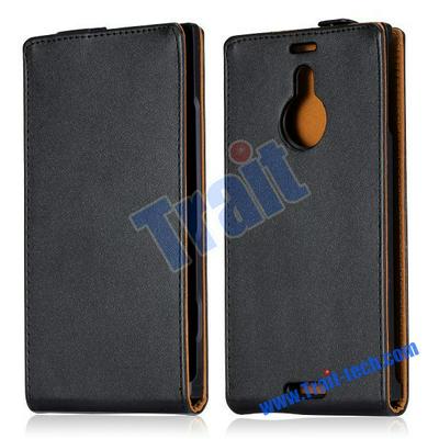 Magnetic Vertical Flip Hard PC+Leather Case for Nokia Lumia 1520