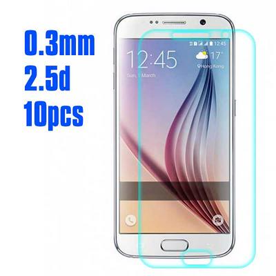 No Package 10Pcs 2.5D 0.3mm Premium Tempered Glass Screen Protector for Samsung G9200 Galaxy S6