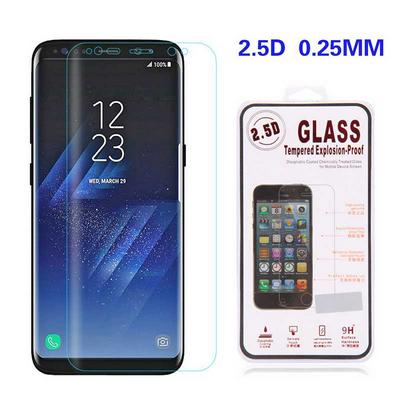 Full Transparent 2.5D 0.25mm Tempered Glass Screen Protector Film for Samsung Galaxy S8 Plus