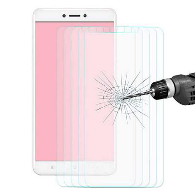 Enkay Hat-Prince 5Pcs 0.26mm 9H 2.5D Arc Edge Tempered Glass Protective Film for Xiaomi Redmi 4X