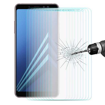 10Pcs * Enkay Hat-Prince 0.26mm 9H 2.5D ARC Anti-scracth Explosion-proof Premium Tempered Glass Screen Protector Film for Samsung Galaxy A8+ (2018) / A730 