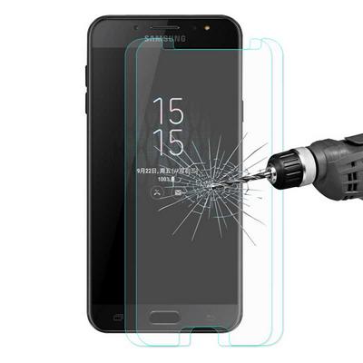 2Pcs * Enkay Hat-Prince 0.26mm 9H 2.5D Full Transparent ARC Explosion-proof Tempered Glass Screen Protector Film for Samsung Galaxy C8 / C7 (2017) / J7+  