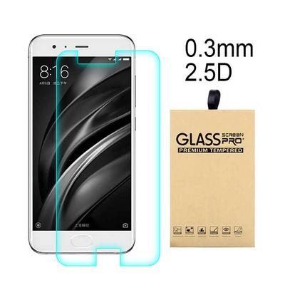 2.5D 0.3mm 9H ARC Surface Premium Tempered Glass Screen Protector Film for Xiaomi Mi 6