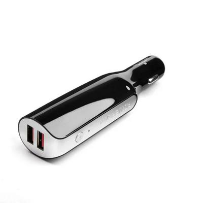 Seenda ICH-15C Dual Ports USB Car Charger with 2800mAh Power Bank for Apple Android Devices