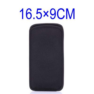 Universal Neoprene 3 Level Sweatproof Bag Case for Samsung Galaxy S7 Edge 5.5 inch - Black