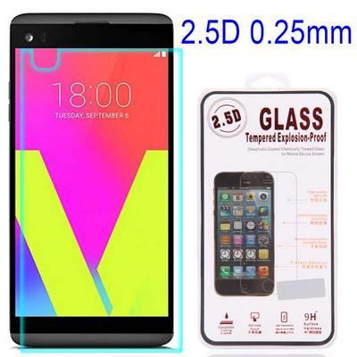 0.25mm 2.5D 9H Tempered Glass Screen Protector Protective Film for LG V20