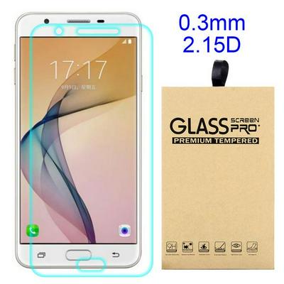Ultra Slim 9H 0.3mm 2.15D Arc Tempered Glass Screen Protector for Samsung Galaxy On7 ( 2016 ) / J7 Prime
