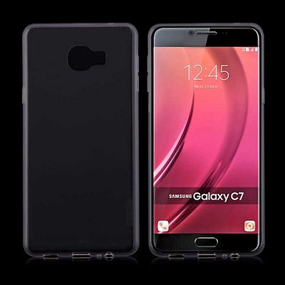 X-level Antislip Transparent Skid Resistant Soft TPU Back Cover Case for Samsung Galaxy C7