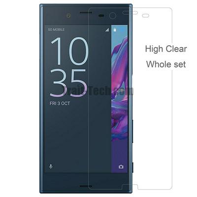 Nillkin Super Clear Anti-Fingerprint Whole Set Version Screen Protector for Sony Xperia XZ (F8332) - Transparent