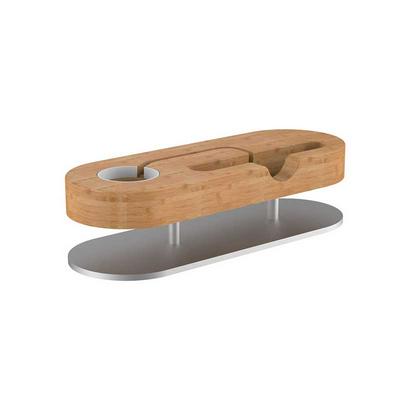 2 in 1 Multifunction IPS-z32 Wood Bamboo Model of The Stand Holder for Apple Watch iWatch iPhone Series 6 7 5s  Plus 