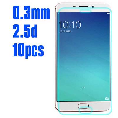 No Package 10Pcs 2.5D 0.3mm Premium Tempered Glass Screen Protector for OPPO R9 Plus
