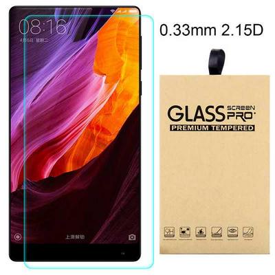 2.15D 0.33mm 9H Arc Edge Explosion-Proof Transparent Tempered Glass Screen Protector for Xiaomi Mix