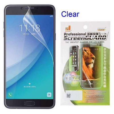 Transparent Clear PET Screen Protector for Samsung Galaxy C7 Pro