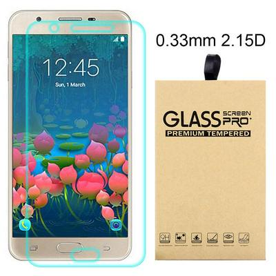 2.15D 0.33mm 9H Arc Edge Explosion-Proof Transparent Tempered Glass Screen Protector for Samsung Galaxy On5 (2016)