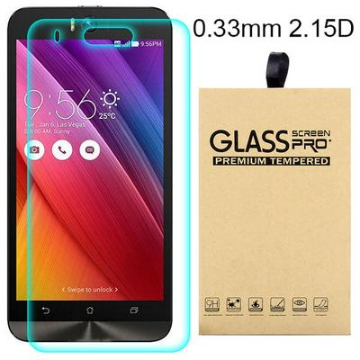 2.15D 0.33mm 9H Arc Edge Explosion-Proof Transparent Tempered Glass Screen Protector for Asus Zenfone Selfie (ZD551KL)