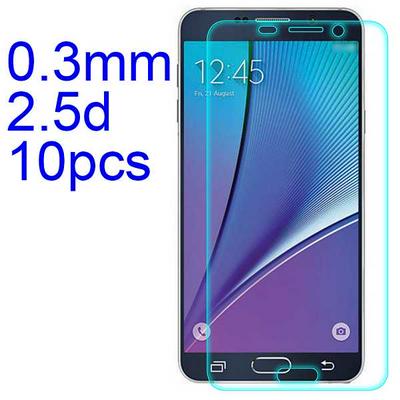 10Pcs 0.3mm 2.5D AGC Material Tempered Glass with Toyo Glue Electroplating Fingerprint Coating Screen Protector Samsung Galaxy Note 5 N9200