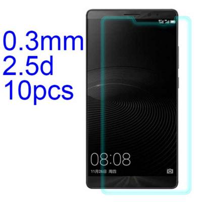10Pcs 0.3mm 2.5D AGC Material Tempered Glass with Toyo Glue Electroplating Fingerprint Coating Screen Protector for Huawei Mate 8