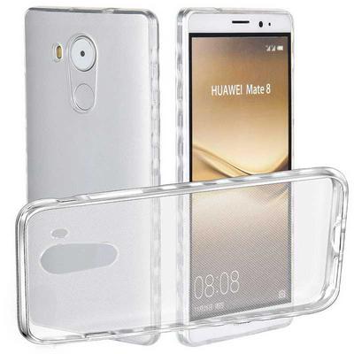Anti Slide Ultra Thin Transparent Soft TPU Back Cover Case for Huawei Mate 8 - Transparent