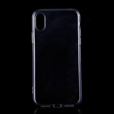 High Transparent Soft TPU Back Cover Protector Case for iPhone X - Colorless