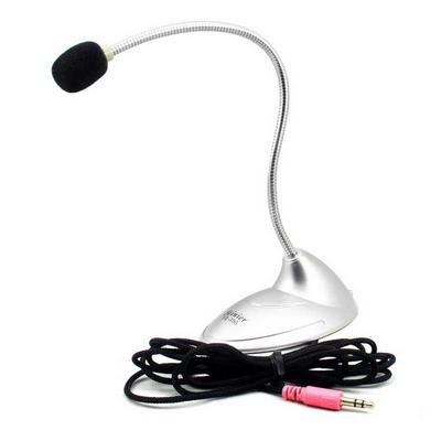 T-350 Flexible Stand Mini Gooseneck Desktop Studio Speech Microphone for Laptop PC Computer Conference