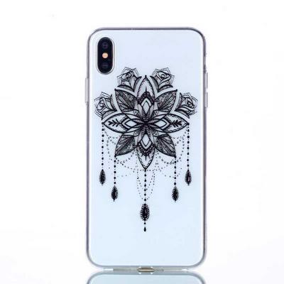 Colored Painting Transparent Soft TPU Back Cover Case for iPhone Xs Max 6.5 - Dreaming Catcher
