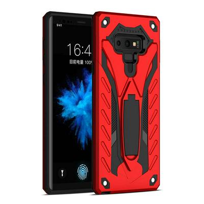 Armor Hybrid 2 in 1 Detachable Hard PC with Stand + Black TPU Back Cover Case for Samsung Galaxy Note 9 - Red
