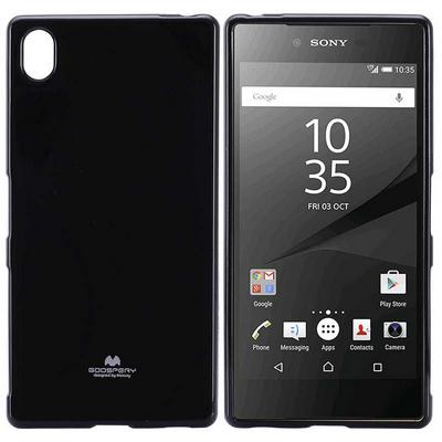 Mercury Goospery Pearl Powder TPU Jelly Case for Sony Xperia Z5 Premium - Black