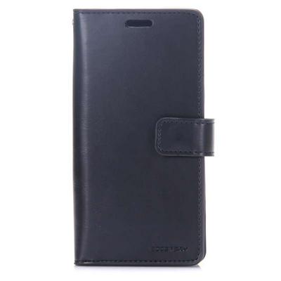 Mercury Goospery Mansoor Diary Series Wallet Style PU Leather + Soft TPU with 9 Card Holder Slots Case for Samsung Galaxy S8 / G9500 - Black 