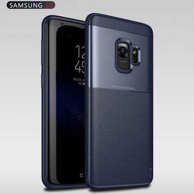 2 in 1 Detachable Hard PC + Silicone Protector Back Cover Case for Samsung Galaxy S9 - Blue