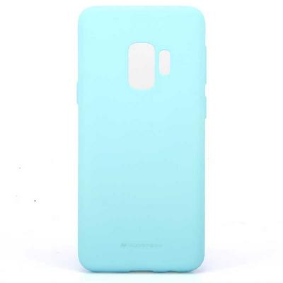 Mercury Goospery Soft Feeling Series Soft TPU Back Cover Case for Samsung Galaxy S9 - Cyan