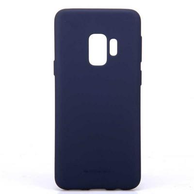Mercury Goospery Soft Feeling Series Soft TPU Back Cover Case for Samsung Galaxy S9 - Navy Blue