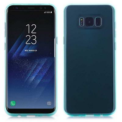 Solid Color Transparent Soft TPU Back Cover Case for Samsung Galaxy S8 / G9500 - Green