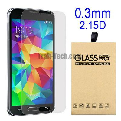 0.3mm 2.15D 9H Nano Anti-Crack Series Tempered Glass Screen Protector Film for Samsung Galaxy S5 I9600 G900