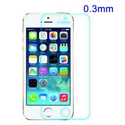 0.3mm Tempered Glass Screen Protector Flim for iPhone 5 5S - MOQ 5 Pieces