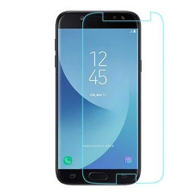 High Definition Crystal 9H Hardness Anti Shock Transparent Tempered Glass Screen Protector Film for Samsung Galaxy J5 Pro