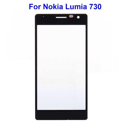 Front Glass Lens Repair Part for for Nokia Lumia 730 - Black