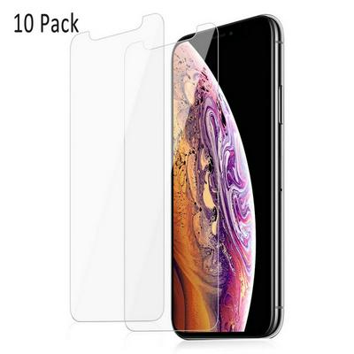10Pcs 0.26mm 2.5D Anti-Explosion 9H Tempered Glass Screen Protector Film for iPhone Xs Max 6.5