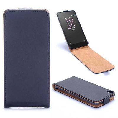 Vertical Flip PC + PU Leahter Case for Sony Xperia E5 / F3313 F3311