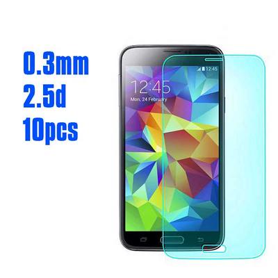 No Package 10Pcs 2.5D 0.3mm Premium Tempered Glass Screen Protector for Samsung S5(I9600 G900)