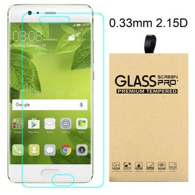 2.15D 0.33mm 9H Arc Edge Explosion-Proof Transparent Tempered Glass Screen Protector for Huawei P10