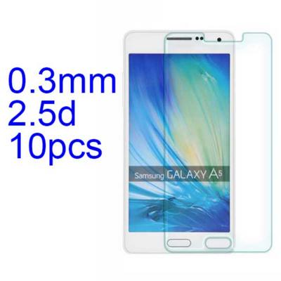 10Pcs 0.3mm 2.5D AGC Material Tempered Glass with Toyo Glue Electroplating Fingerprint Coating Screen Protector for Samsung Galaxy A5 (2017)