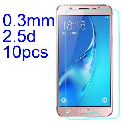 10Pcs 0.3mm 2.5D AGC Material Tempered Glass with Toyo Glue Electroplating Fingerprint Coating Screen Protector for Samsung Galaxy J5 J510 (2016)