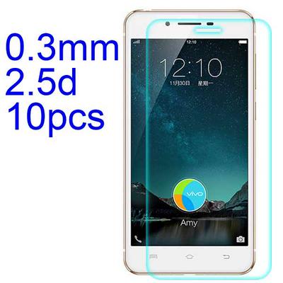 10Pcs 0.3mm 2.5D AGC Material Tempered Glass with Toyo Glue Electroplating Fingerprint Coating Screen Protector for VIVO X6 Plus